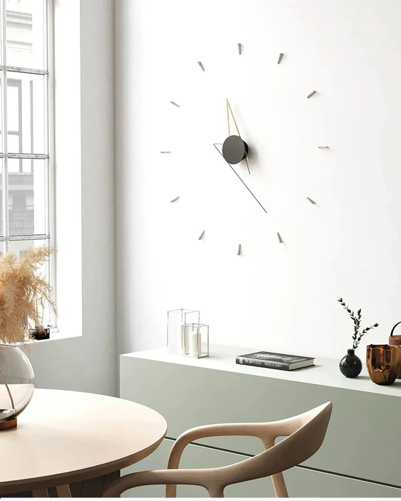 Large DIY Wall Clock Minimalist Art Decor Mute Wall Decor Clocks Modern Creative Design Luxury Decoration Living Room Watch Gift