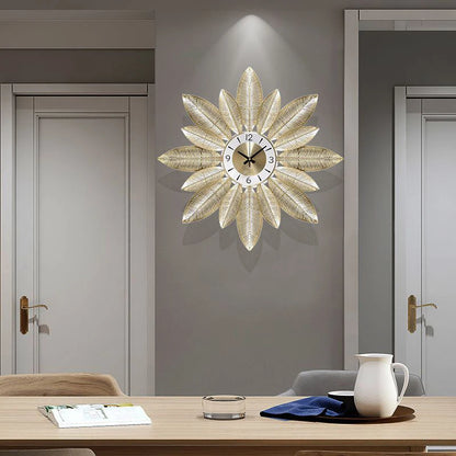 Mural Wall Clocks Aesthetic Decoration Wall Watch Living Room Silent Mechanism Clock Modern Interior Luxury Elegant Clocks