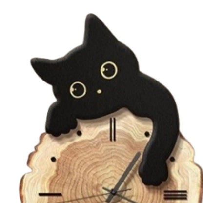 Cat Pendulum Decorative Clock