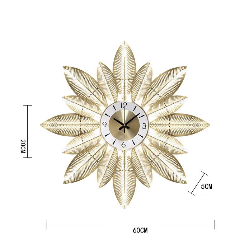 Mural Wall Clocks Aesthetic Decoration Wall Watch Living Room Silent Mechanism Clock Modern Interior Luxury Elegant Clocks