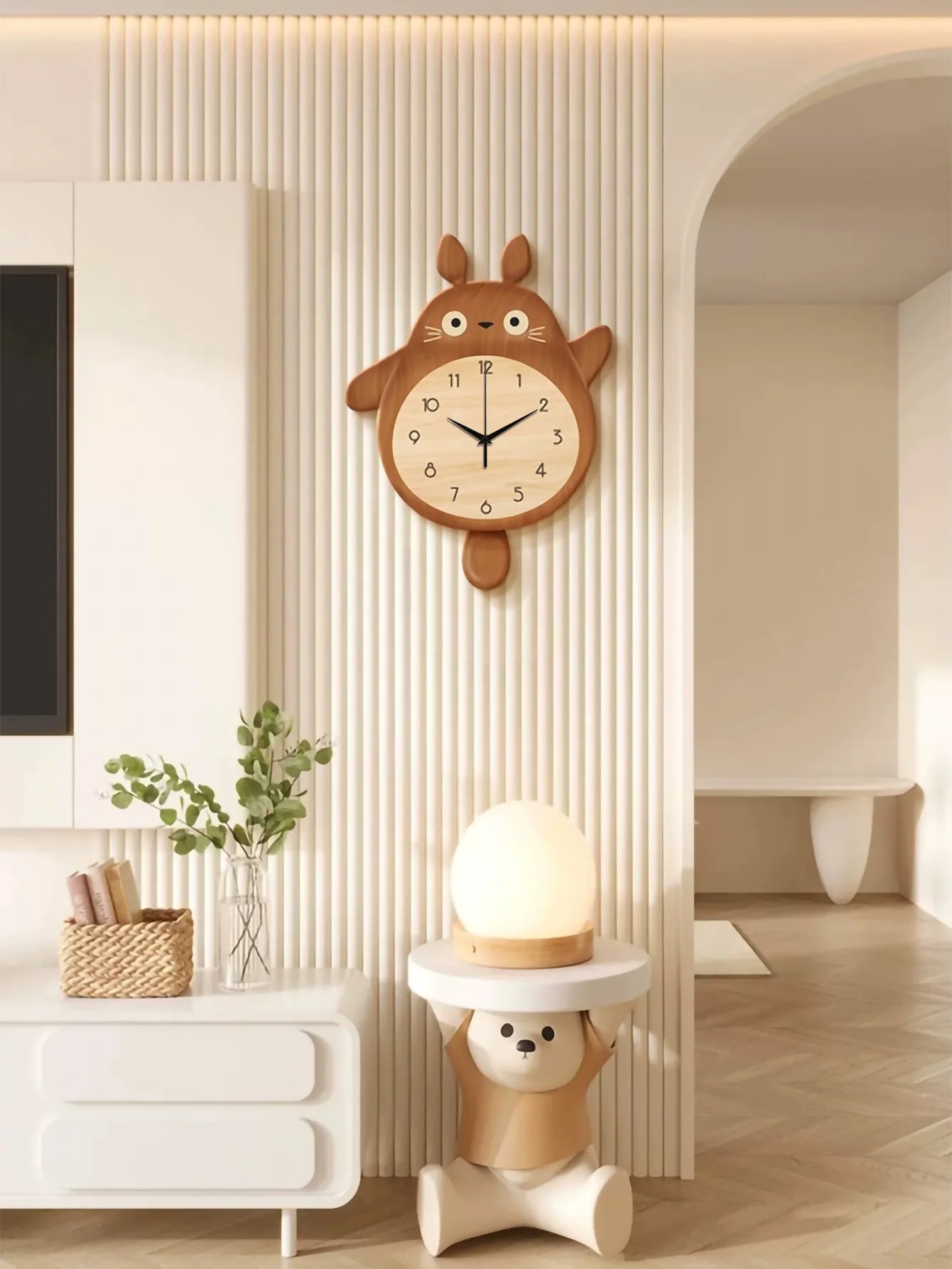 2025 Cat Digital Wall Clock Electronic Living Room Wall Clock Kitchen Decor Reloj Digital Escritorio Home Decoration Ornaments