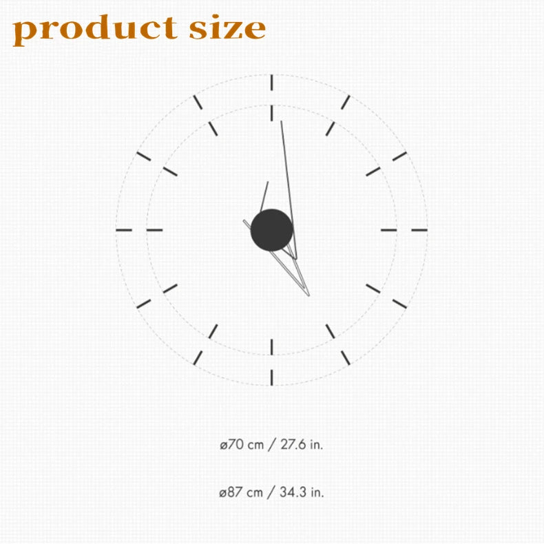 Large DIY Wall Clock Minimalist Art Decor Mute Wall Decor Clocks Modern Creative Design Luxury Decoration Living Room Watch Gift